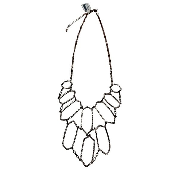 Torrid Rose Gold Rhinestone Statement Necklace - Picture 1 of 8
